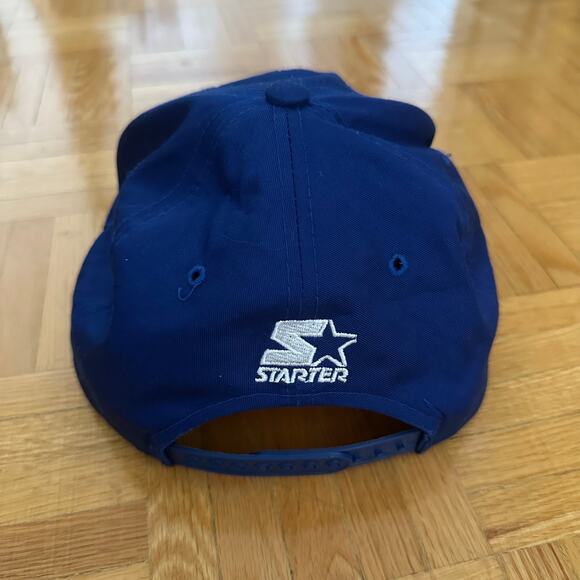 Vintage 90s New York Rangers NHL Starter Snapback cap hat - Picture 2 of 4